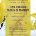 Mars 2012 - Oratorio du printemps